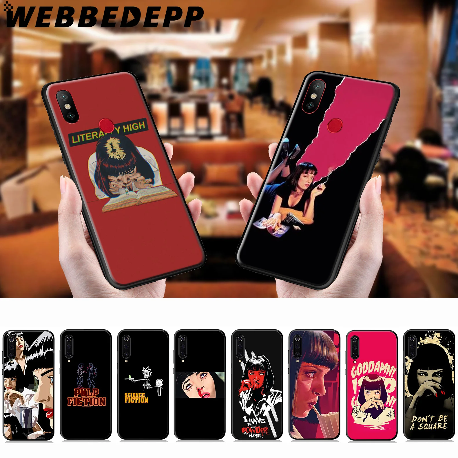 WEBBEDEPP Pulp Fiction Soft Case for Xiaomi Mi 9T 9 8 SE 6 A1 A2 A3 Lite MiA1 MiA2 MiA3 F1 MAX 3 Mi8 CC9E CC9 |