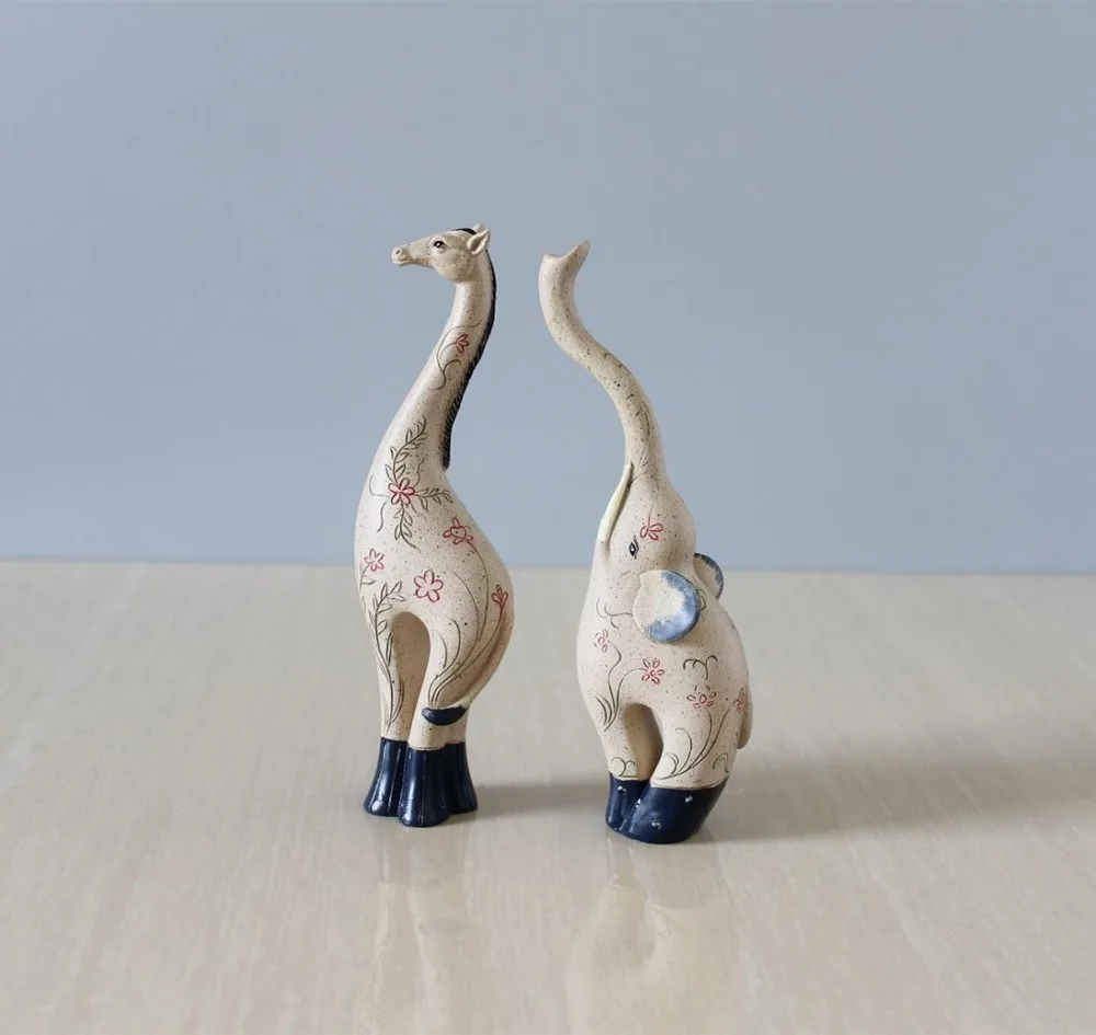 Статуя животного из смолы BUF статуэтка оленя талисман ремесло фигурка украшение