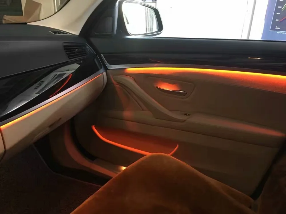 Внутренняя светодиодная декоративная световая полоса для атмосферы B MW 5 Series F10 F18
