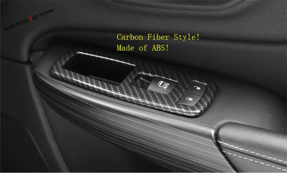 Внутренняя Панель Yimaautotrims из углеродного волокна для Jeep Grand Cherokee 2014 2019 кнопки