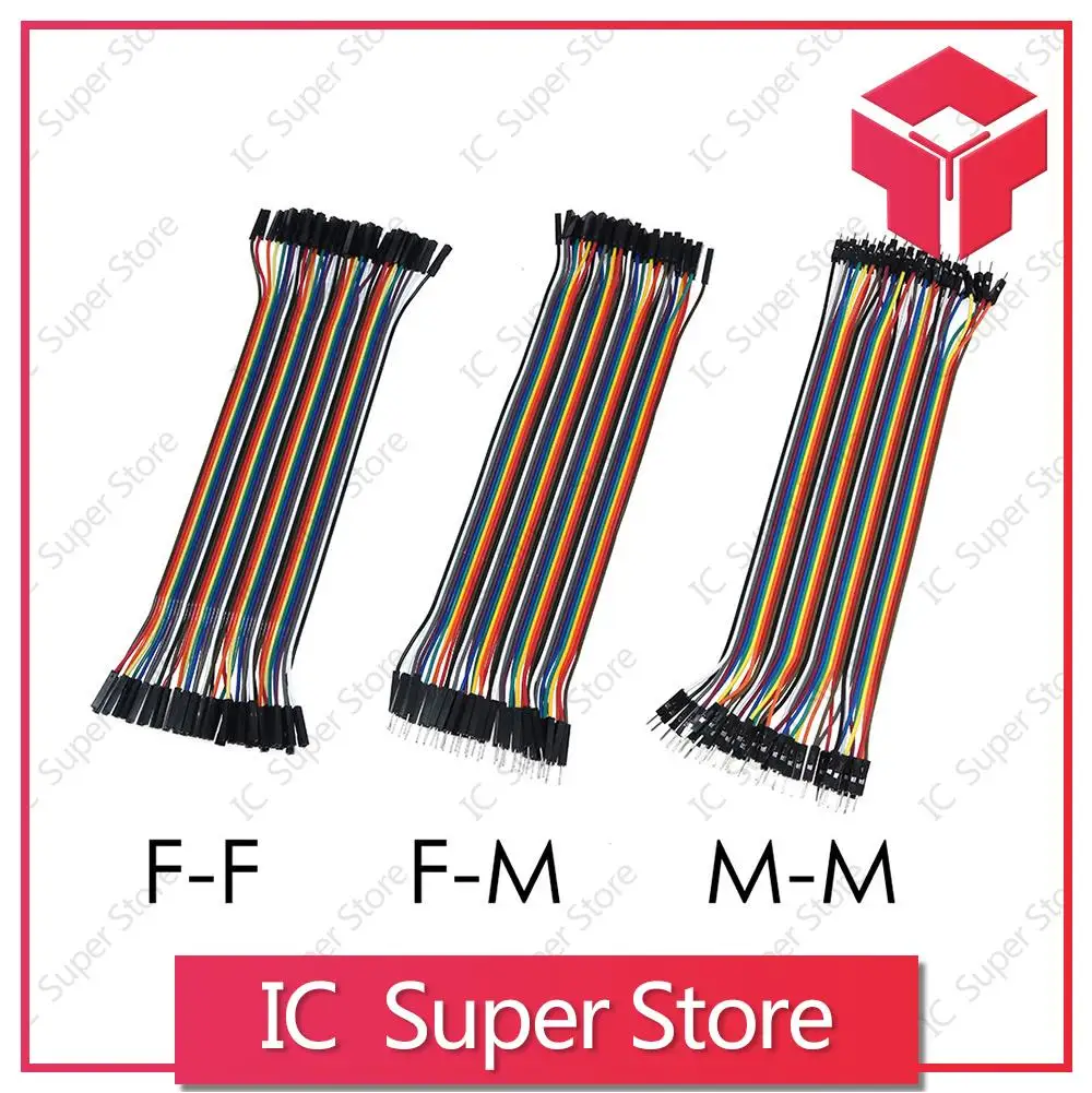 Dupont line 10 см+ Dupont line 20 см мужской и мужской+ женский и женский+ мужской+ и Женский Соединительный провод Dupont кабель для arduino DIY KIT