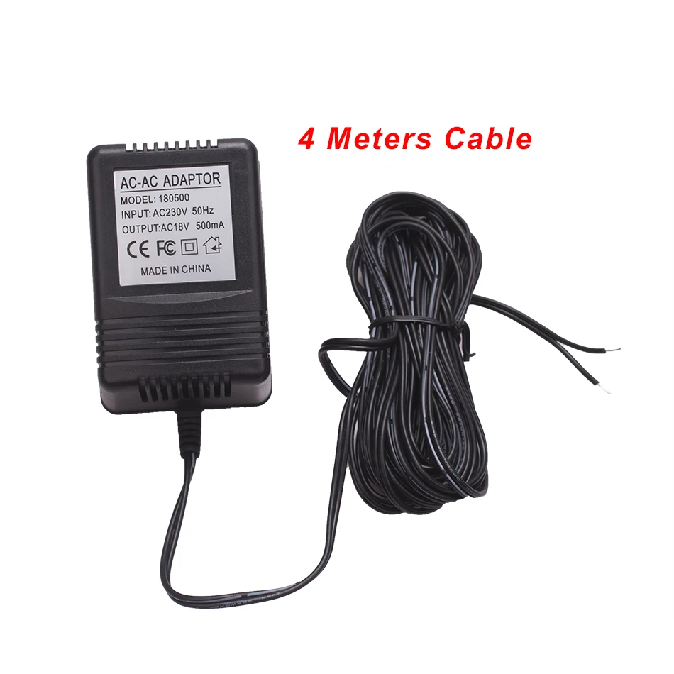 US UK EU Plug 18V трансформатор переменного тока зарядное устройство для WiFi беспроводной дверной звонок блок питания камеры IP видеосвязь кольцо 110 V-240 V