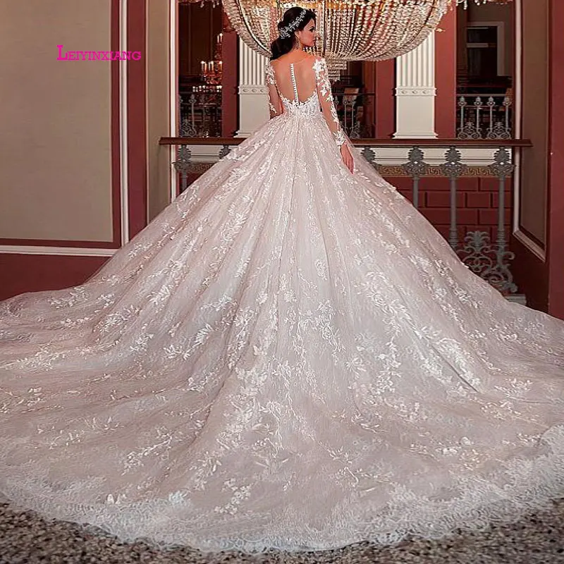 LEIYINXIANG Новое поступление свадебное платье невесты Vestido De Noiva Sereia Robe сексуальное
