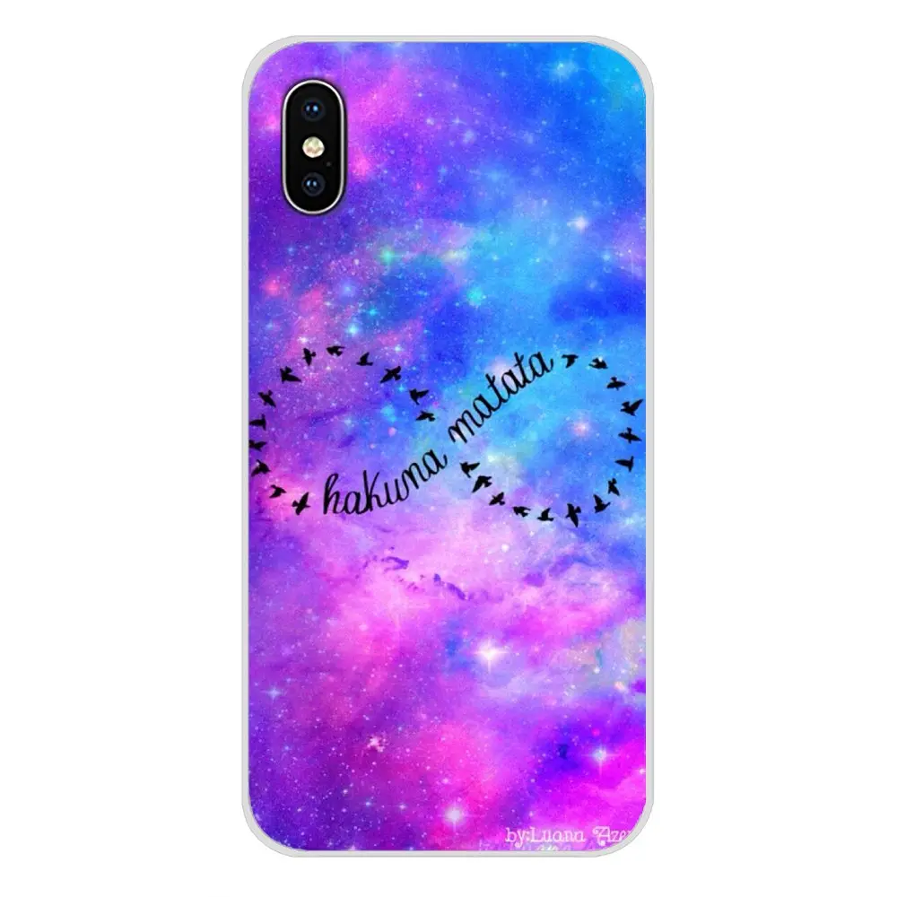 Чехол для телефона Hakuna Matata Infinity Bff аксессуары Apple iPhone X XR XS MAX 4 4S 5 5S 5C SE 6 6S 7 8 Plus ipod touch