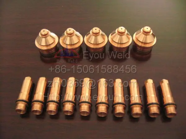 40 pcs 220552+ 220554 - 50A Consumables For Plasma Cutting Torch(400XD/260/260XD/130/130XD/4070/3070 Machine)