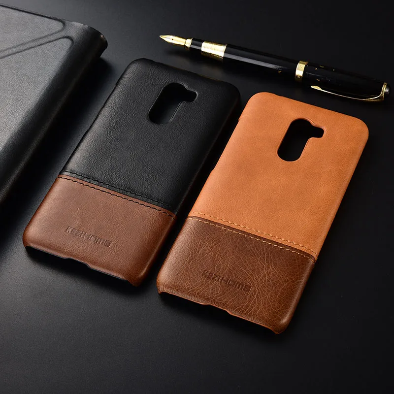 Чехол для телефона Xiaomi POCOPHONE F1 POCO KEZiHOME роскошный Твердый чехол из натуральной