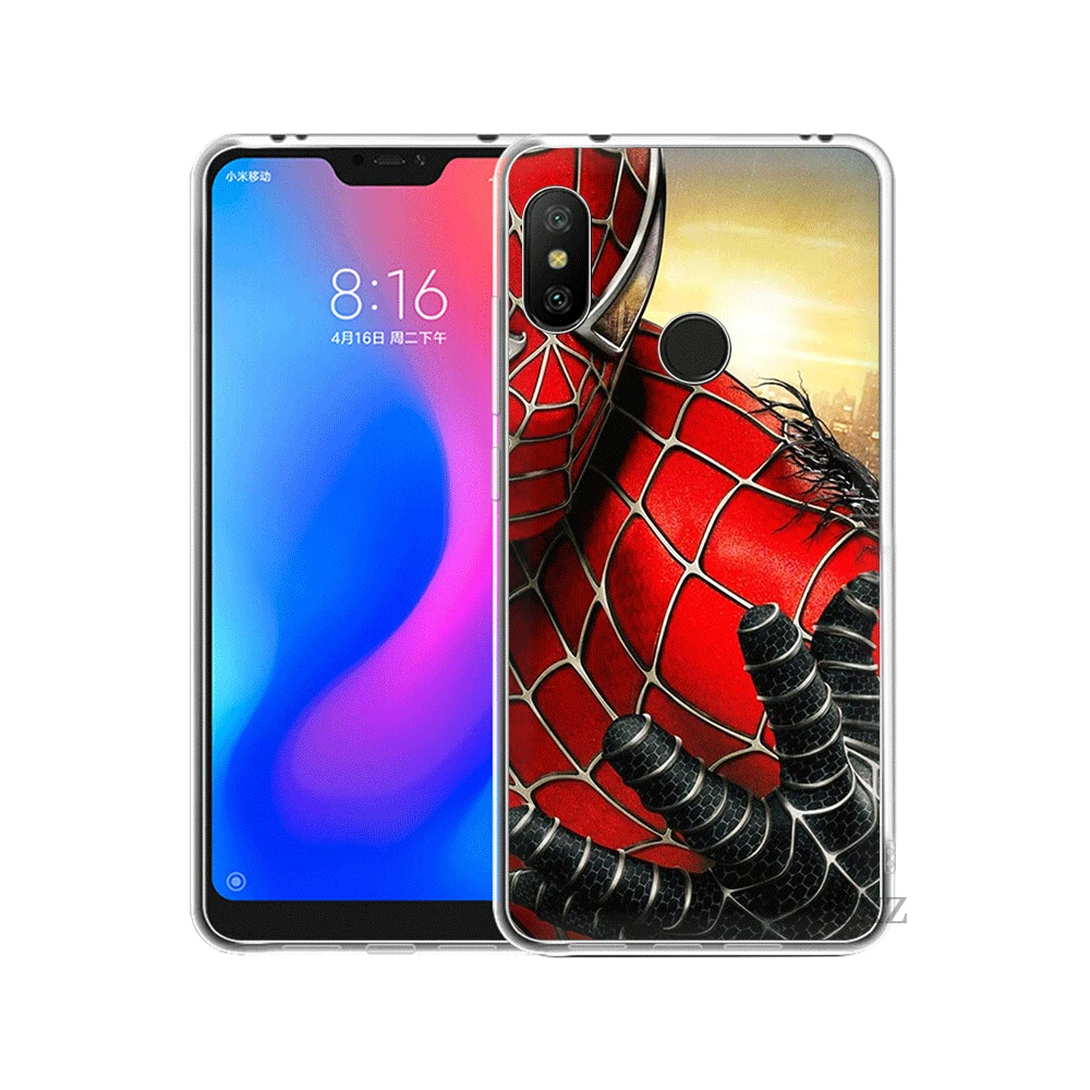 Чехол Desxz Мстители Капитан Америка для Xiaomi Mi 6 8 Lite SE A1 A2 5X 6X Mix 2S F1 9 9se MAX