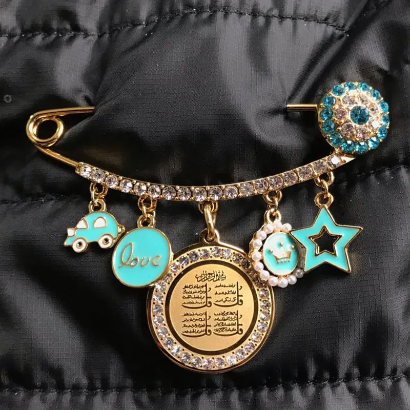 Аллах четыре детских булавки из нержавеющей стали фотолампа|Броши| |