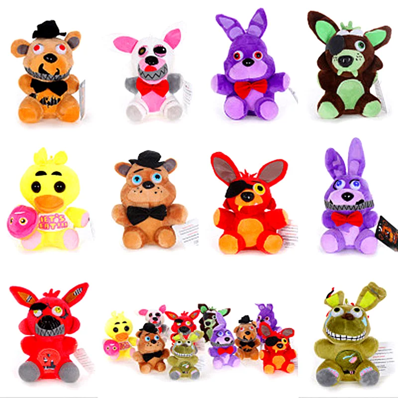 28 см FNAF Five Nights at Freddy's Bear мягкие плюшевые игрушки из аниме куклы красивые