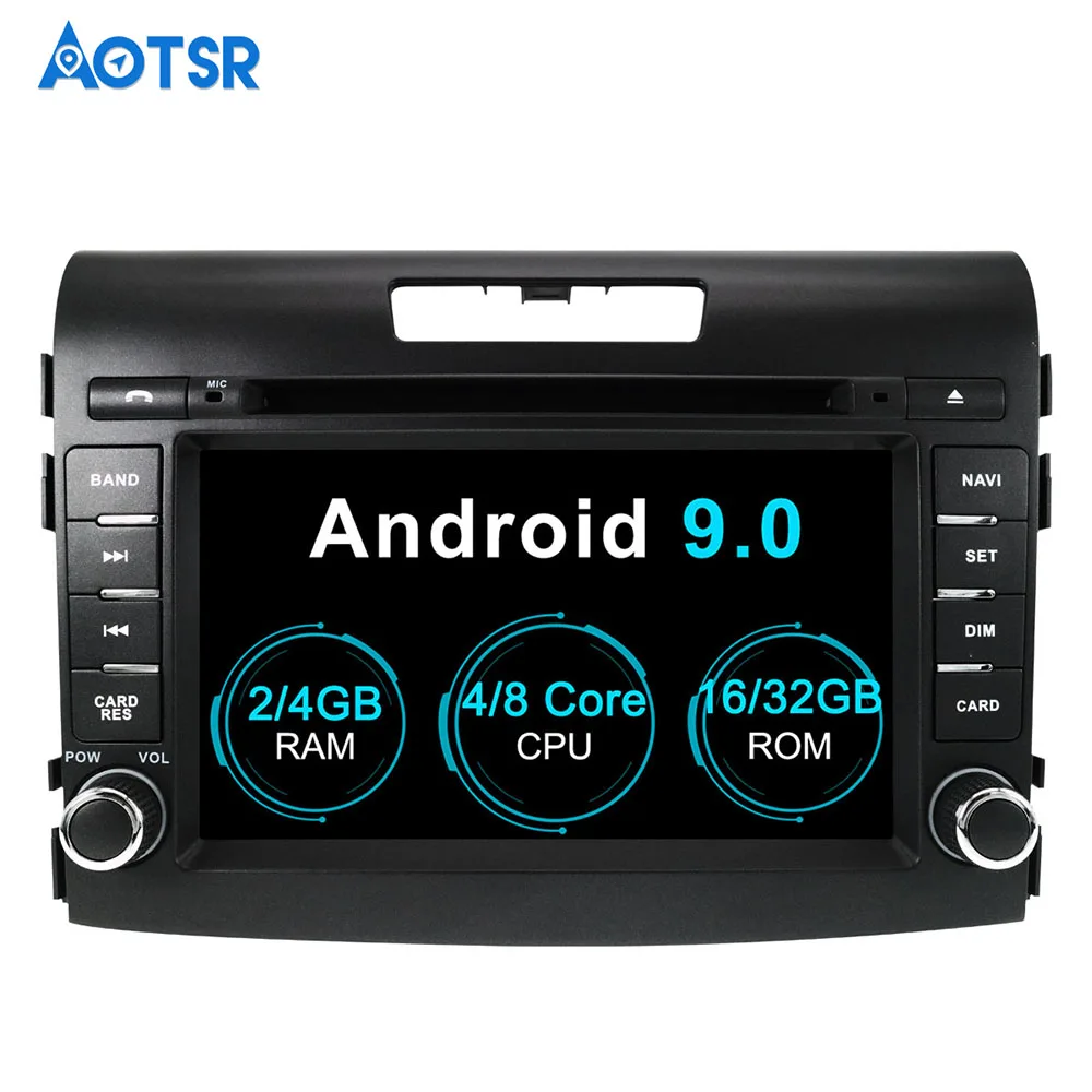 

Aotsr Android 9.0 GPS navigation Car DVD Player For Honda CRV 2012-2016 multimedia 2 din radio recorder 4GB+32GB 2GB+16GB