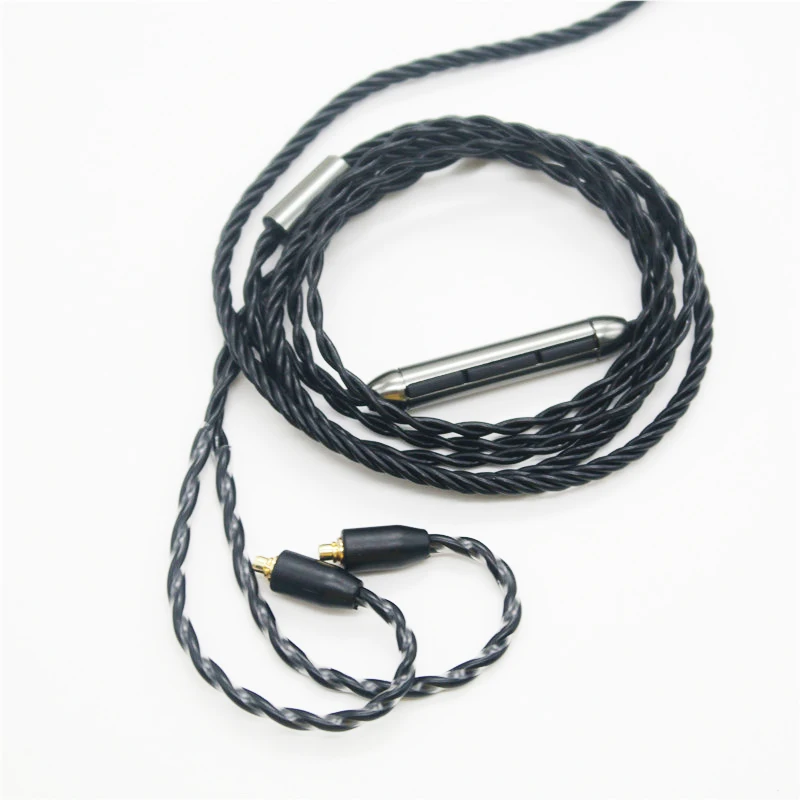 Type-c Upgrade MMCX cable For Shure SE846 se215 W40 W50 Earphone Headphone Cables with mic headset huawei xuaimi | Электроника