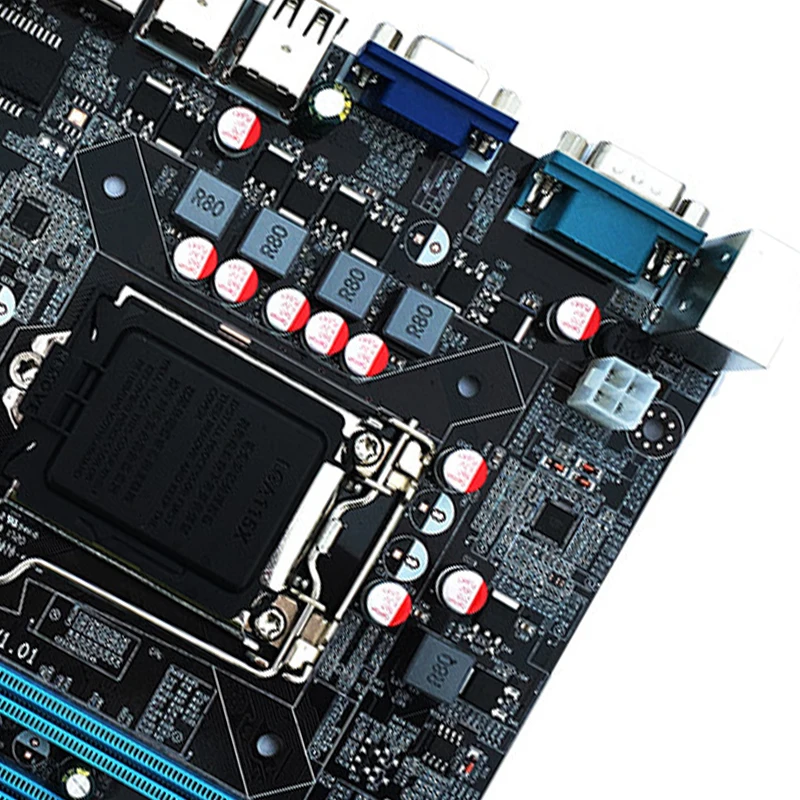 Jiahuayu новая H55 Настольная компьютерная материнская плата LGA1156 поддерживает