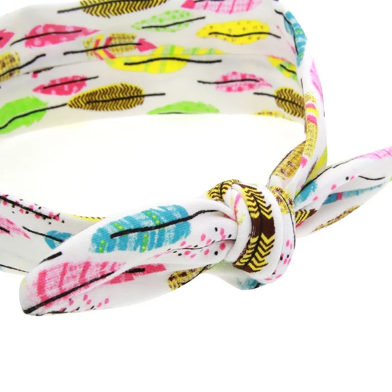 Naturalwell Baby Girls Dots Turban Child Knot Rabbit Ear Hairband Kids Headband Headwrap Newborn Hair Accessories HB525S | Детская