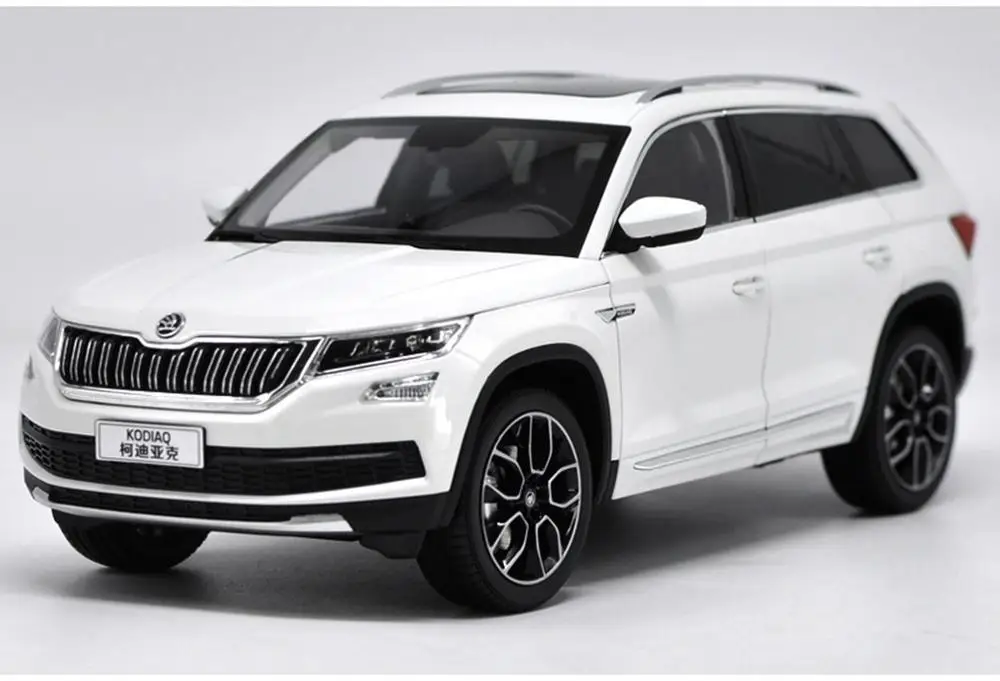 1/18 VW Volkswagen Skoda KODIAQ SUV белая коллекция литых под давлением моделей