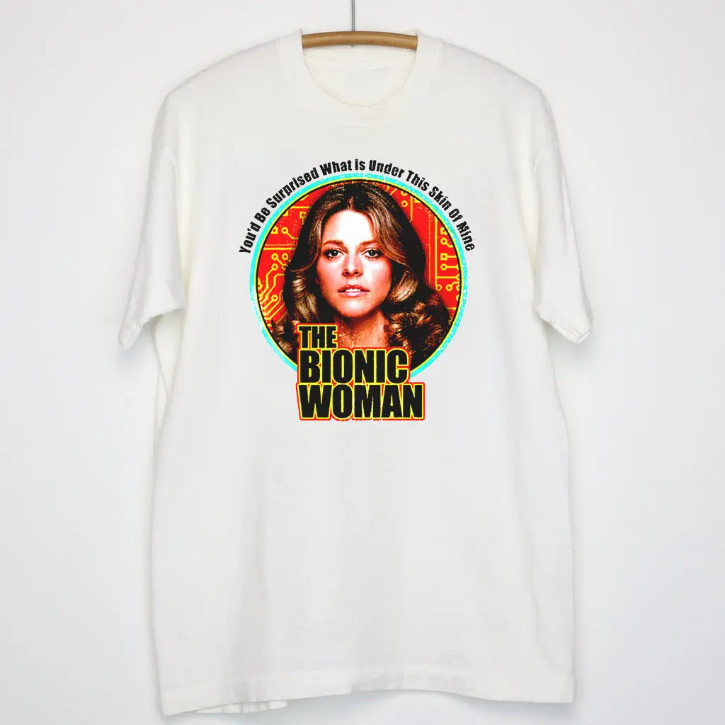 Новый vtg Bionic женская футболка Перепечатка 70 х 80 s ТВ шесть миллионов долларов