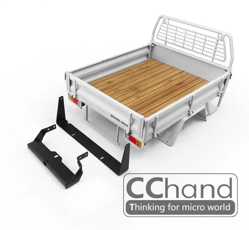 white CChand RC4WD 1/10 LC70 KOBER Металл складной назад ведро RC автомобиль на дороге игрушка - Цвет: white