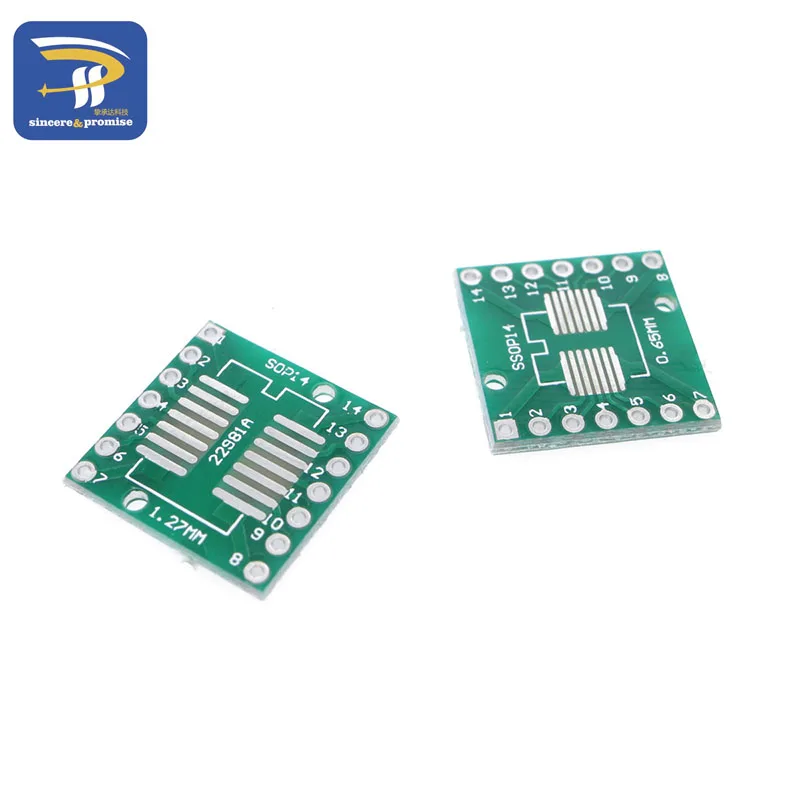 10 шт. SOP14 SSOP14 TSSOP14 к DIP14 Pinboard SMD для DIP адаптер 0,65 мм/1,27 мм до 2,54 мм DIP Pin Шаг печатной платы Конвертер Разъем