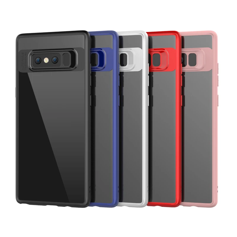 Proelio для Samsung Galaxy Note 8 Case прозрачные мягкие силиконовые полный защитный тонкий