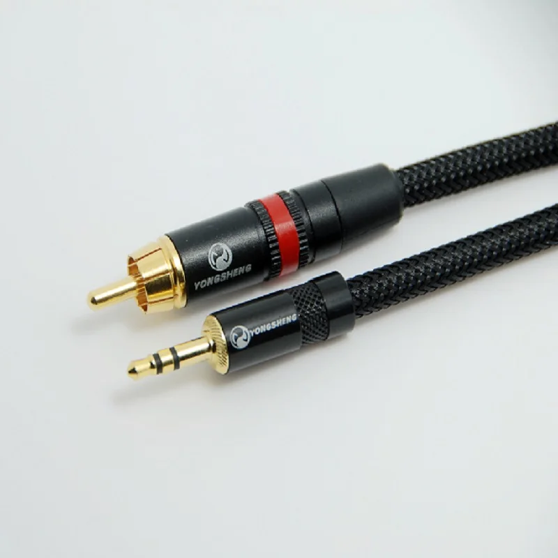 Free Shipping DIY HIFI 3.5mm To RCA SPDIF Coaxial Digital Audio Cable For XiaoMi Box MDZ-09-AA Fiio X3, X5 First Generation