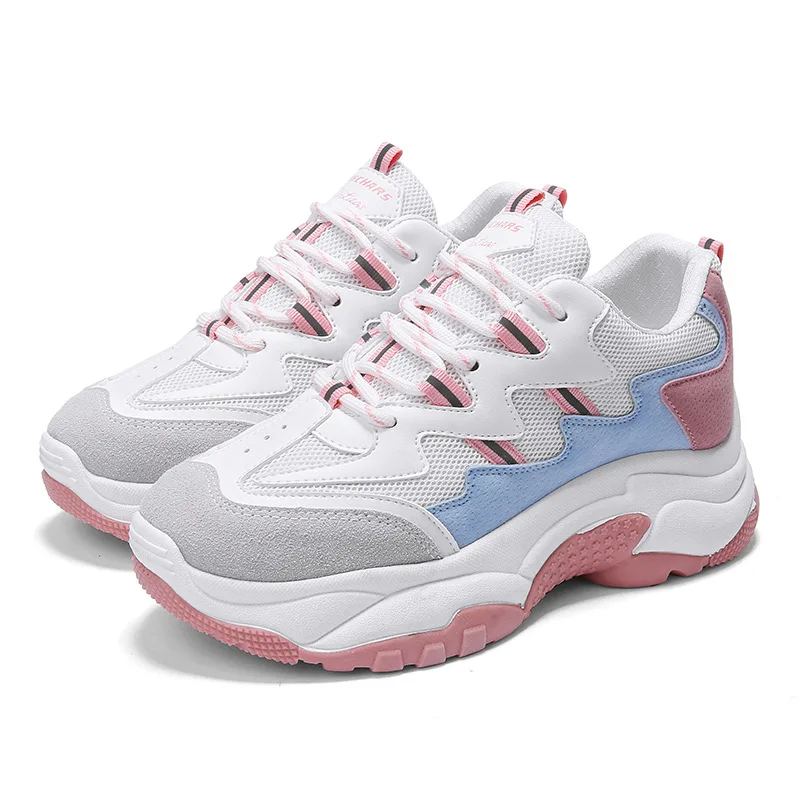 Новинка 2019 года модные кроссовки дышащая повседневная обувь для женщин на