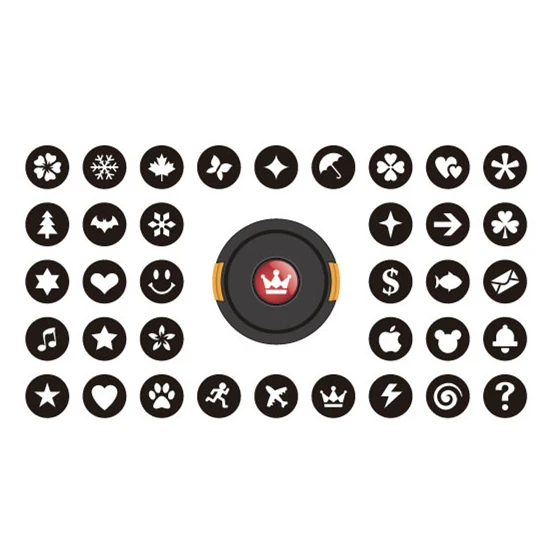 Bokeh Master Kit боке эффект крышка объектива фильтр для художественной романтической ночной сцены фотографии Canon Nikon Yongnuo Объективы - Цвет: 58mm 36in1