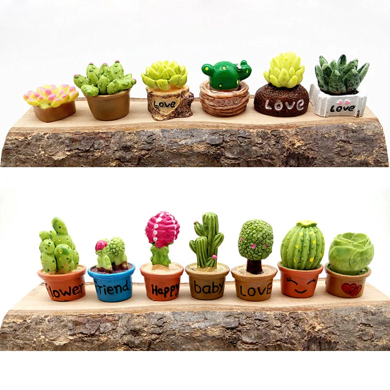 Маленькая суккулентная ваза для цветов миниатюрный Сказочный Сад домашнее