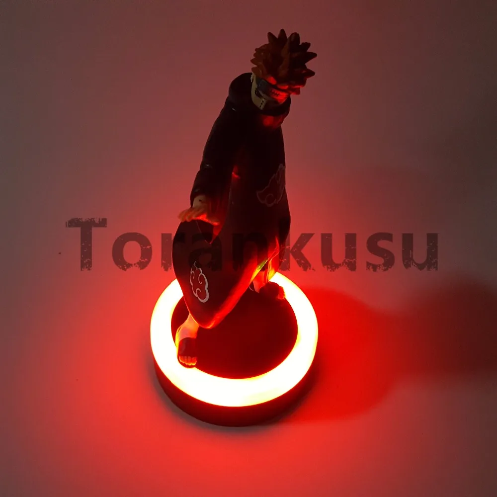 Наруто фигурка боль светодиодный светильник база ПВХ модель игрушки Аниме Uzumaki Наруто Shippuden фигурка боль набор