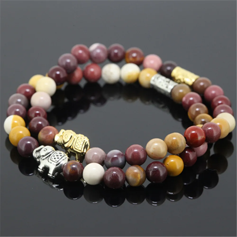 Высокое качество натуральный 6 мм желтое яйцо круглые каменные бусы женский