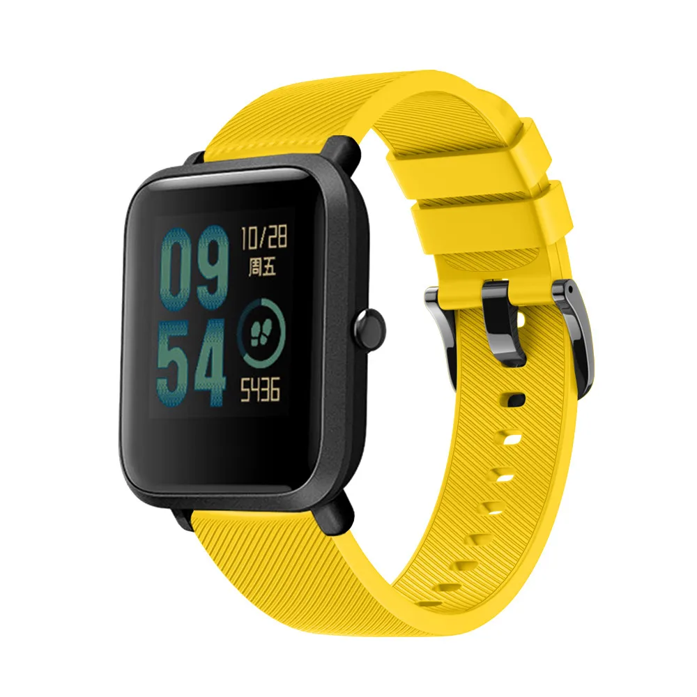 Спортивный мягкий силиконовый Аксессуар Ремешок для часов Wirstband Huami Amazfit Bip