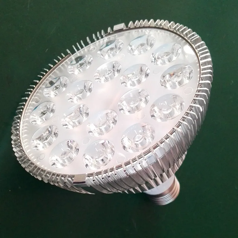 Все белые 14000 K par 38 Led grow light 54 W для выращивания atage в гидропоники освещение и коралловые рифы для аквариума Коралловое освещение дропшиппинг