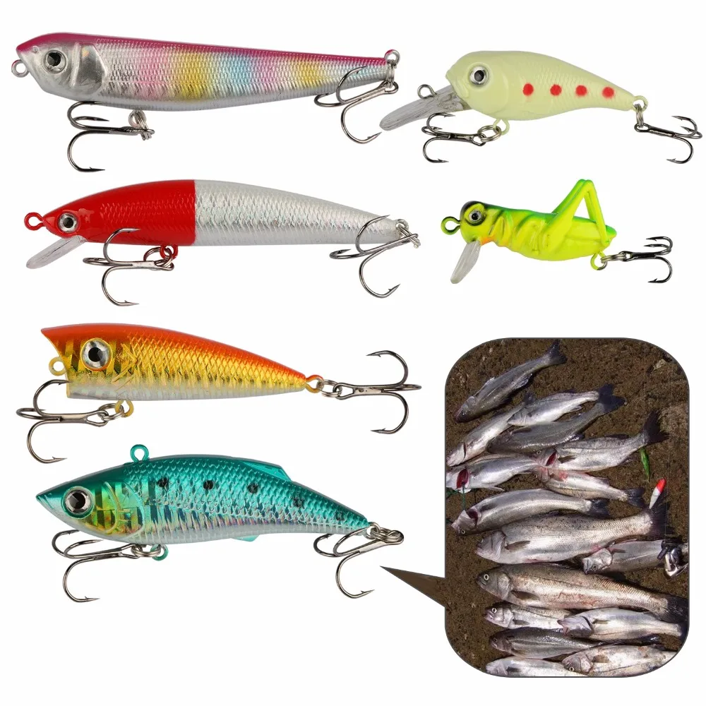 175 шт рыболовные приманки комплект Минноу колебание воблеры Spinner ложка