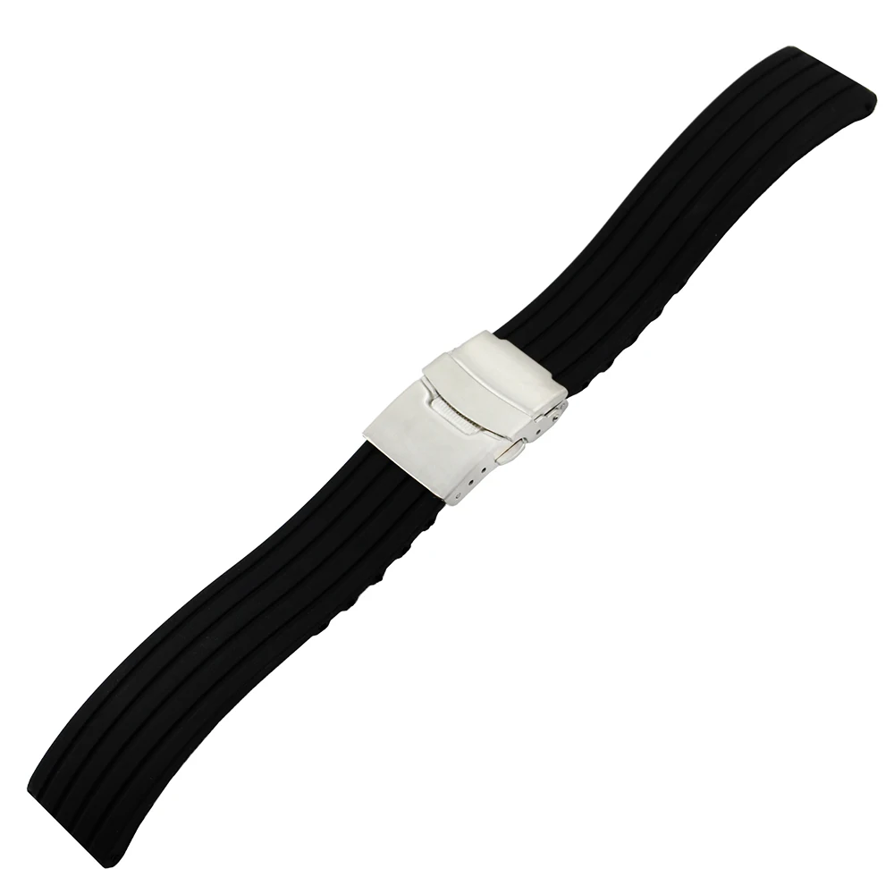 Силиконовая резинка часы для Rado ремешок часов 18 мм 20 22 24 Для мужчин женщин Смола