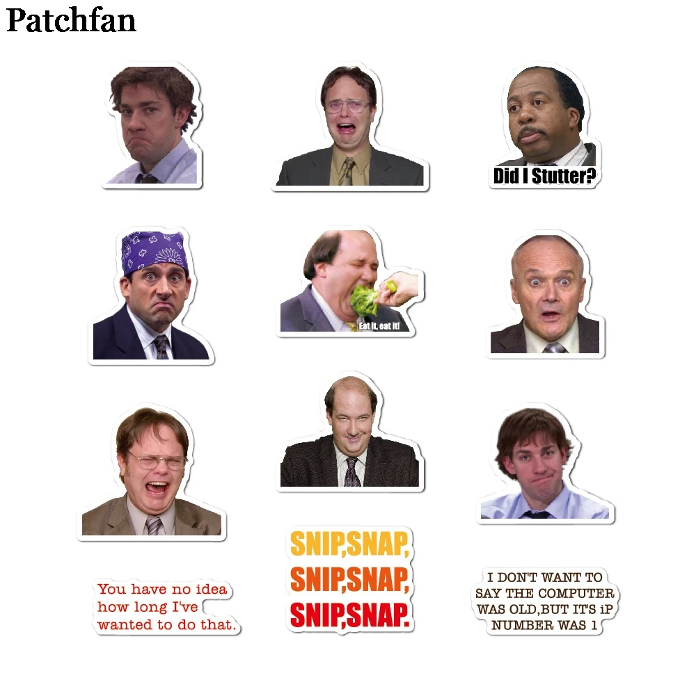 Patchfan 50 шт. офис, ТВ-шоу дети наклейки для скрапбукинга DIY ноутбук скейтборд мотоцикл Декоративные значки Pasters A2062