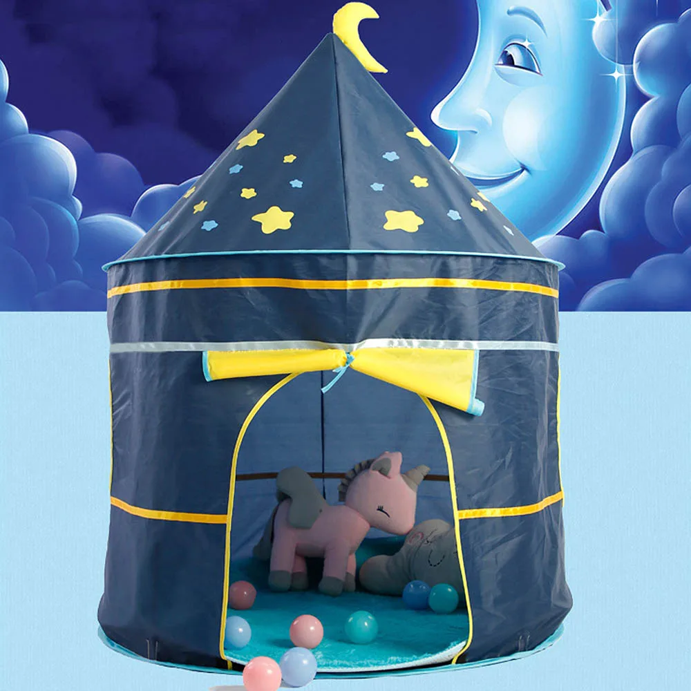 Палатка детская складная игровой домик принца детский замок для мальчиков и