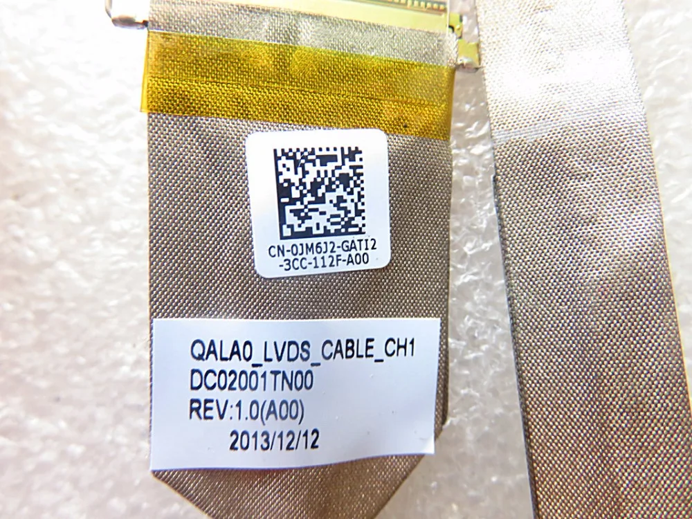 Новый оригинальный для Dell Latitude E6530 ЖК кабель QALA0 LVDS DC02001TN00 CN 0JM6J2 JM6J2|Компьютерные