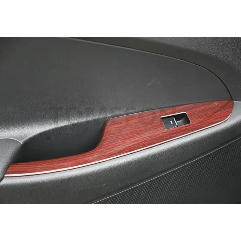 TOMEFON для hyundai Tucson ABS деревянная краска внутренняя ручка Панель AC вентиляционная дверь окна Bottons рулевого управления украшения