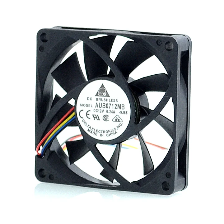 2 шт. AUB0712MB 7015 12V 0.24A 7 см 70 мм 4-контактный ШИМ кулер для ЦП Delta 70*70*15 - купить по