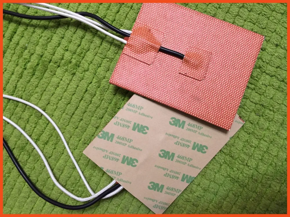 

240mmX240mm 300W 110V NTC100K 3M adhesive Electric heating plate Silicone Heater 3D Printer Heater silicone heated pad flexible