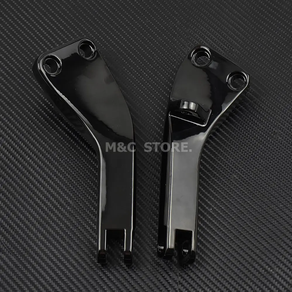 Крепежные штифты для пассажирских мотоциклов черные Harley Dyna Wide Super Glide Street Bob EFI FXDF