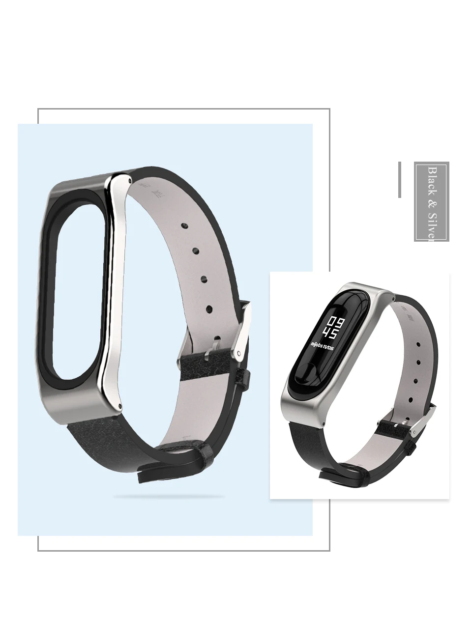 Mi jobs mi band 3 ремешок кожаный PU ремешок на запястье для Xiaomi mi ремешок 3 ремешок для смарт-часов браслет Correa mi band 4 Ремешок Браслет