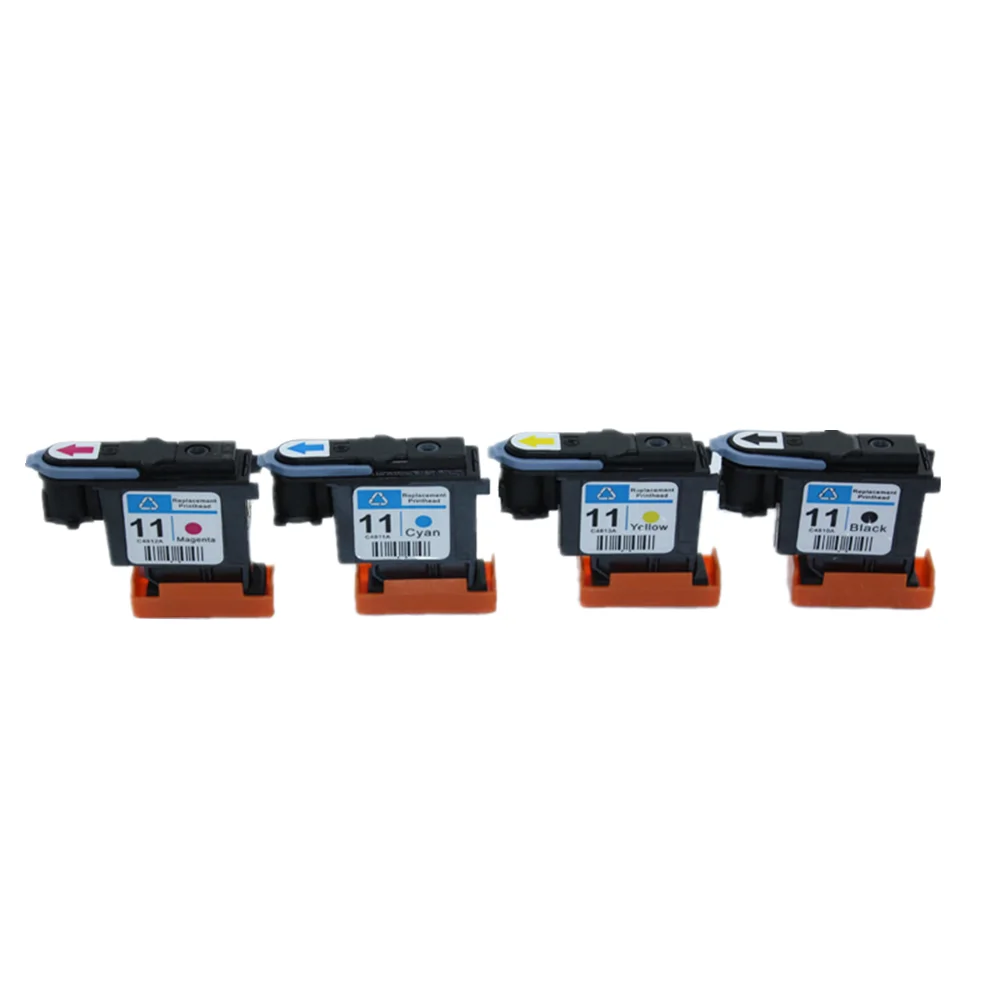 Восстановленная печатающая головка 4PK для HP 11 C4810A C4811A C4812A DesignJet 100 110 111 120 120nr 500 500ps