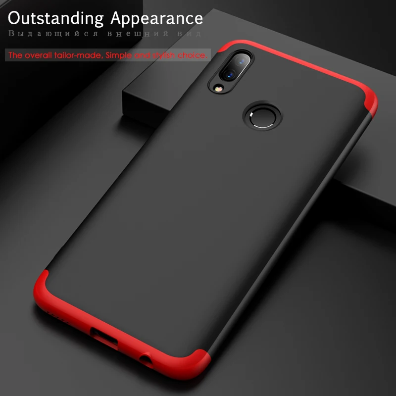 Чехол для Huawei P Smart 2019 чехол 3 в 1 с полной защитой на 360 градусов тонкий защитный