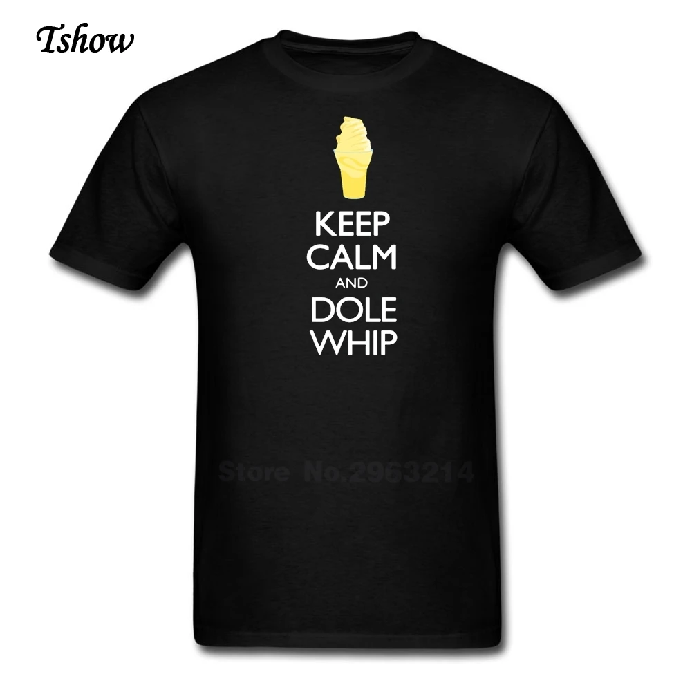 Keep Calm and Доул Whip футболка Человек отдых летом печати хлопок короткий рукав