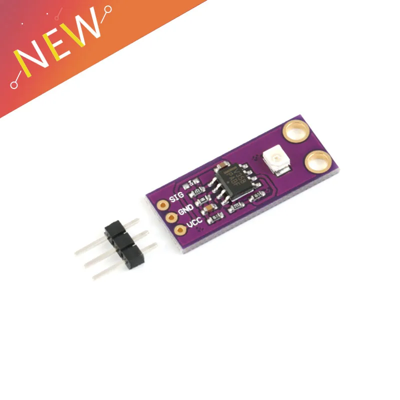 GUVA-S12SD UV Detection Sensor Module S12SD Light Diy Kit Electronic PCB Board 240nm-370nm For Arduino | Инструменты