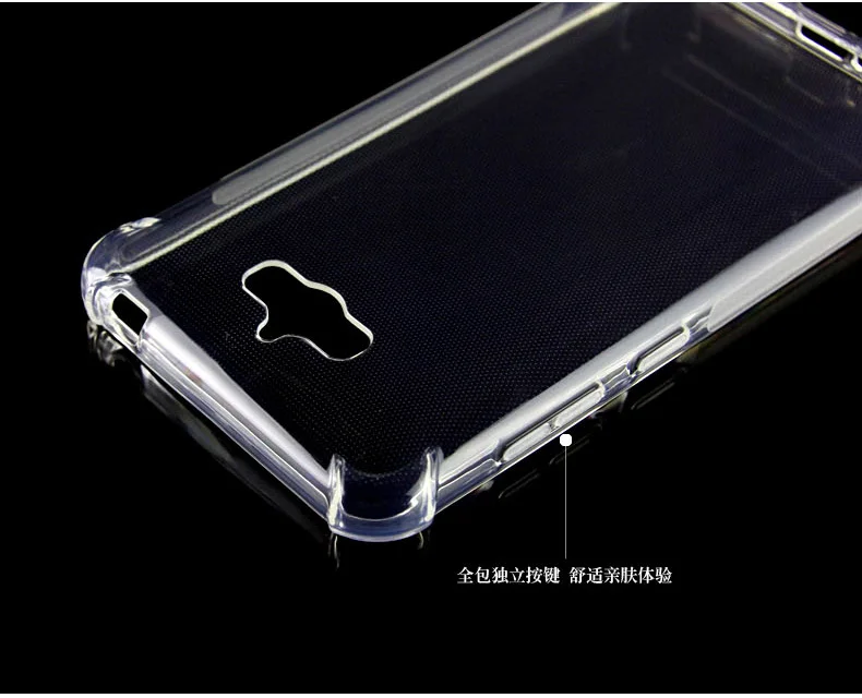 Прозрачный Противоскользящий противоударный Прочный гибкий чехол из ТПУ для Asus