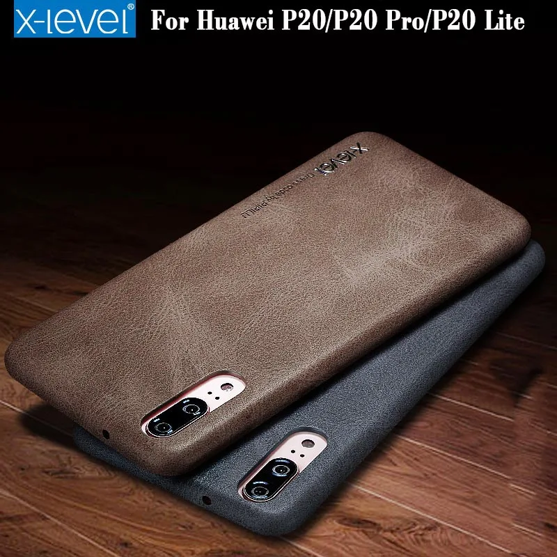 Huawei P20 Pro Чехол Винтаж ультра-тонкий кожаный задняя крышка для huawei Lite P20Pro Nova 3e