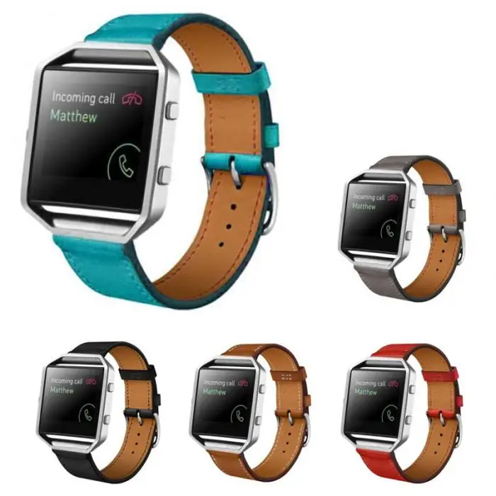 Модный ремешок для наручных часов из искусственной кожи ремешок для Fitbit Blaze Смарт-часы LXH