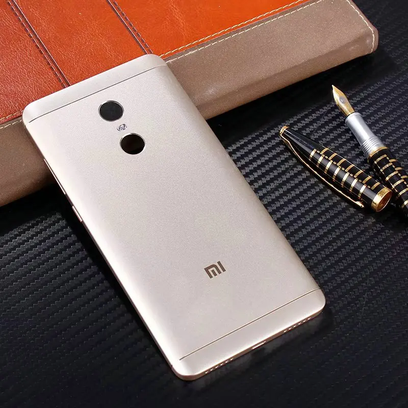 Корпус телефона для Xiaomi Redmi Note 4X32G чехол запасные части Металлическая Задняя крышка батареи для Redmi Note 4X pro 64G