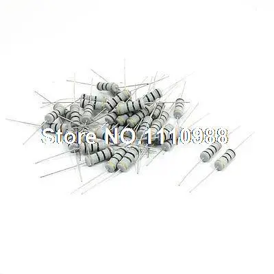 

40Pcs 1M Ohm 2W 5% Tolerance Through Hole Carbon Film Resistor