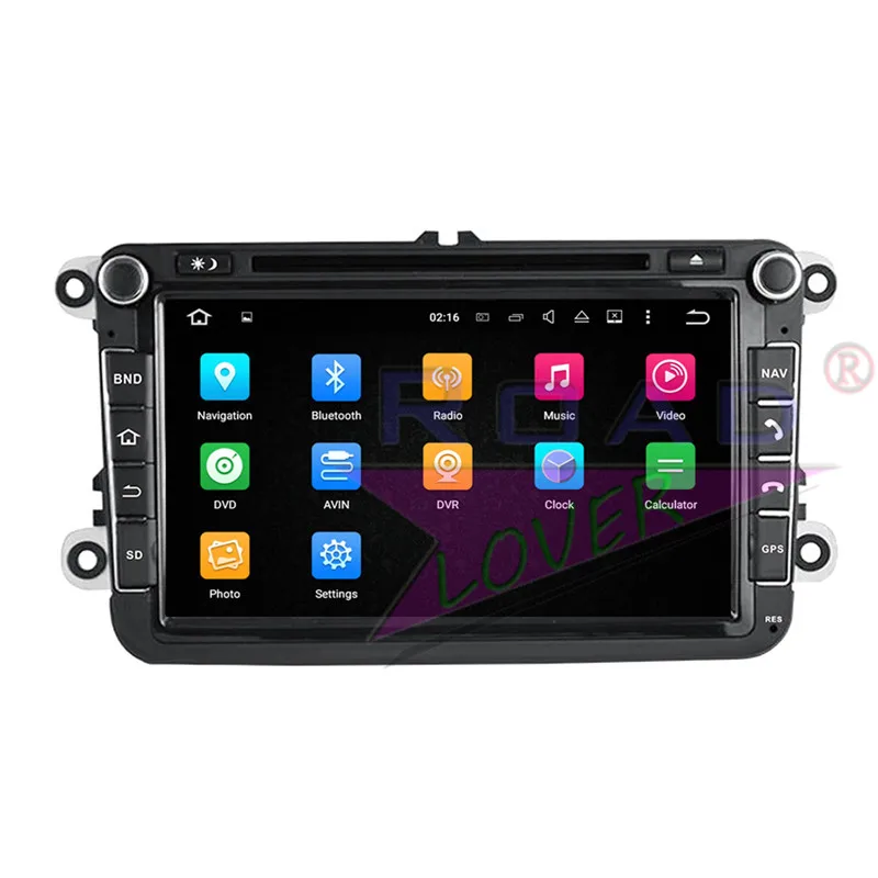 Roadlover Android 8 0 автомобильный DVD плеер для VW Sagitar Jetta Magotan Passat CC Touran Tiguan Sharan Caddy T5 Стерео